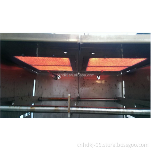 natrual gas infrared burner with ceramic wafer for BBQ grill